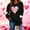 #485-Black, variant on Ounisa Womens Valentines Sweatshirt Funny Love Heart Long Raglan Sleeve Graphic Shirt Casual Pullover Top