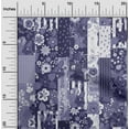 thumbnail image 2 of oneOone Cotton Cambric Dark Blue Fabric Asian Mix Floral Diy Clothing Quilting Fabric Print Fabric By Yard 42 Inch Wide, 2 of 4