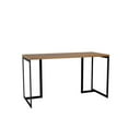 thumbnail image 5 of Lexington Contemporary Modern Desk with Metal Base in Maple Cream, 5 of 6