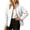 White, variant on Tqcoqu Stand Collar Waterproof Windbreaker Jacket for Women,Full Zip Long Sleeve Zip Pockets Lightweight Outdoor Casual Coat,Army Green Women's S-XXL