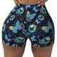 thumbnail image 2 of Fotbe Blue Butterfly Shorts Sin Costuras – Shorts Deportivos de Cintura Alta para Mujer, Elásticos para Gimnasio, Yoga, Running o Ciclismo-Small, 2 of 8