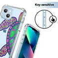 thumbnail image 5 of Ocean Turtle Clear Case for iPhone 13 Mini,Aesthetic Art Design Case for Men Women,Unique Soft Transparent TPU Bumper Case Cover, 5 of 5