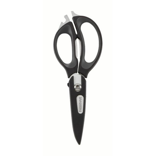 Farberware 4 in 1 Ultimate Grey Handle Kitchen Shears