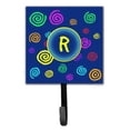 thumbnail image 2 of Carolines Treasures CJ1011-RSH4 Letter R Initial Monogram - Blue Swirls Leash Holder Or Key Hook, 2 of 8