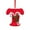 T-1, variant on yulier 26 Initial Letter Christmas Ornaments Xmas Gifts, Red Personalized Christmas Alphabet Ornaments with Santa Hat, Acrylic Hanging Pendant for Christmas Stockings Tree Decorations