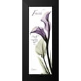 thumbnail image 2 of Koetsier, Albert 7x14 Black Modern Framed Museum Art Print Titled - Calla Lily in Purple - Faith, 2 of 5