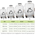 thumbnail image 6 of Stretch Luggage Cover XL(29-32in)– Elastic Travel Suitcase Protector with Handle Openings & Bottom Closure, Washable Polyester Spandex Cover for 18"-32" Suitcases, S/M/L/XL Size, 6 of 6