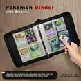 thumbnail image 3 of Pokke Trading Card Binder Album 4 Pocket 400 Card Capacity with 50 Sleeves, 3 of 3