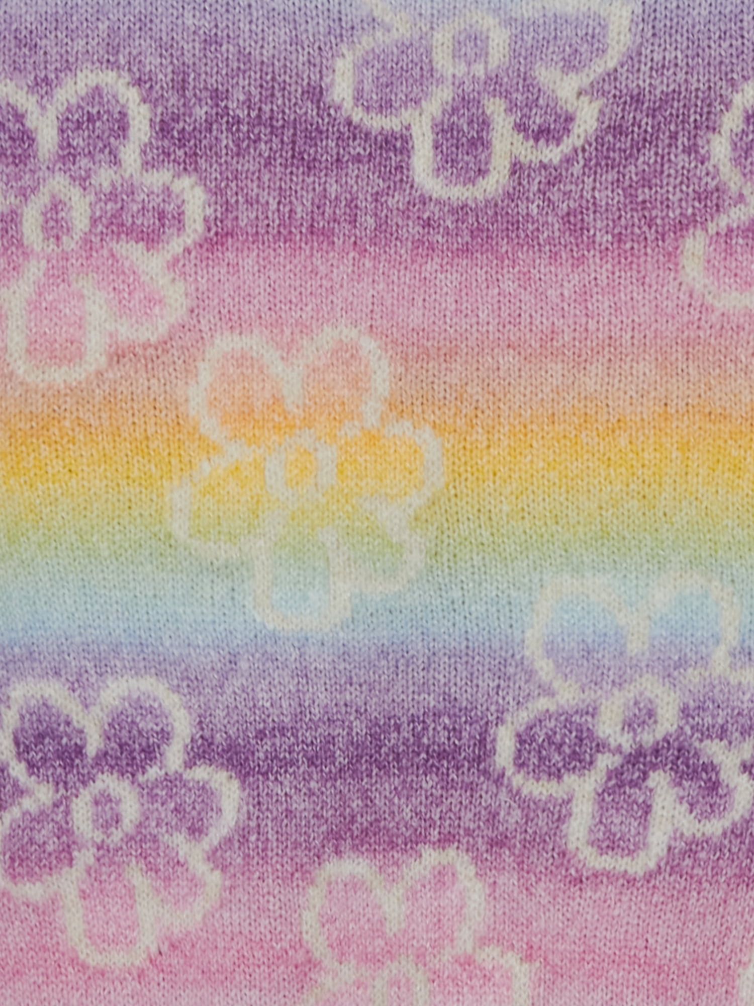Planet Gold Girls Bow Print Ombre Sweater, Sizes 12M-18