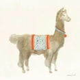 thumbnail image 3 of Nai, Danhui 20x20 Black Modern Framed Museum Art Print Titled - Festive Llama III, 3 of 5