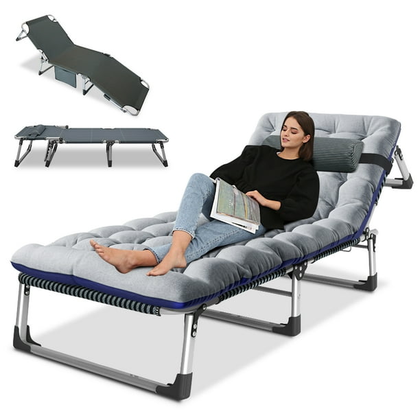 Docred Lounge Chairs for Adults & Kids, Adjustable 4 Fold Reclining