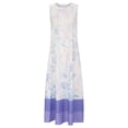 thumbnail image 4 of Vestidos Para Mujer Maxi Vestido Casual Cuello Redondo Sin Mangas Vacaciones Playa Impresión Vestido Largo Odeerbi ODB160253, 4 of 9