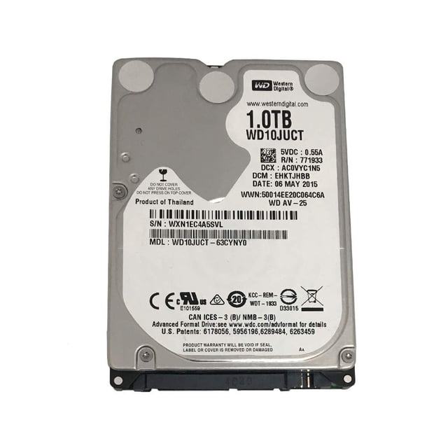 Disco Duro Western Digital WD10JUCT 1TB SATA 2.5"