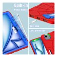 thumbnail image 4 of for iPad Air M3/M2 11" (2025/2024) Case with Bulit-in Kickstand, Screen Protector & Stylus Pen, Soft Silicone & Hard PC 2in1 Hybrid Rugged Spider Armor Protective Cover Kids Man, 4 of 8