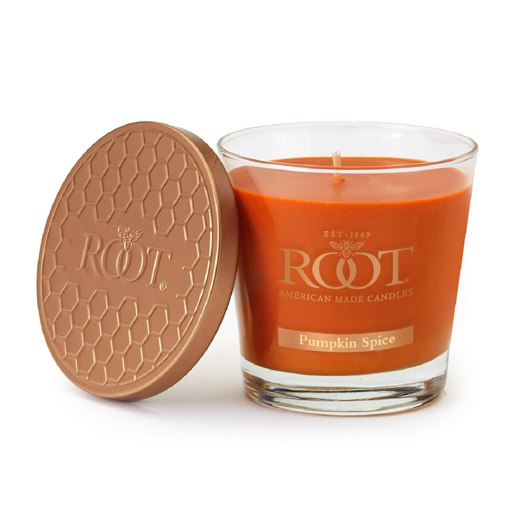 Root Candles Scented All Natural Beeswax Blend 6.3 oz Sm. Veriglass