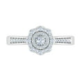 thumbnail image 3 of Diamond Halo Ring in 14K White Gold (0.40 Carat) - IGI Certified (Ring Size 6) (I1-I2 Clarity), 3 of 5