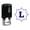 Violet, variant on Printtoo Octagon Celtic Swirl Frame Alphabet L Monogram Self Inking Rubber Stamp Office Stationary