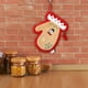 thumbnail image 4 of Christmas Hand Towel Cute Santa Tree Glove Snowman Deer Ultra Soft Thick Fleece Hanging Loop Drying Super, 4 of 6