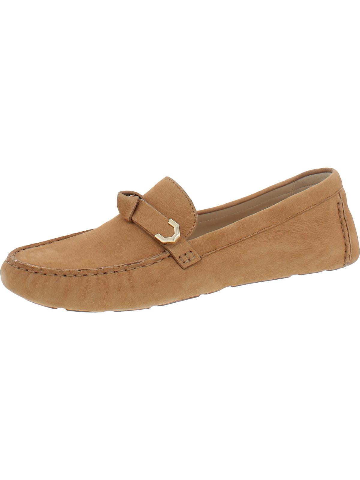 Cole Haan Women's Evelyn Bow Driver Loafer, Tornado Nubuck Akuya