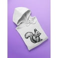 thumbnail image 3 of Sitting Squirrel Hoodie Women -SPIdeals Designs, Female x-Large, 3 of 4