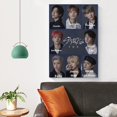 thumbnail image 4 of Poster Stray Kids Art Handsome Men's Team Room Aesthetic Poster Print Art Wall Painting Canvas Posters Gifts Modern Bedroom Decor 24x36inch(60x90cm), 4 of 6
