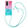 thumbnail image 1 of Funda para Xiaomi POCO F5 Pro 5G Brillantina Líquida Divertida Reluciente y con Cristales en Movimiento Cuerpo Cruzado con Cordón Ajustable, 1 of 5