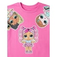thumbnail image 2 of L.O.L. Surprise! Girls’ Comfy T-Shirt and Bike Shorts, 2-Piece Outfit Set, Sizes 4-16, 2 of 3