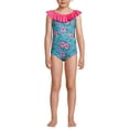 thumbnail image 3 of Lands' End Girls Scoop Ruffle Neck One Piece Swimsuit, 3 of 3