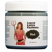 4 oz Black Liquid Latex *Ammonia Free* Black Body Paint
