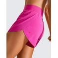 thumbnail image 5 of CRZ YOGA High Waisted Running Shorts for Women 3" Workout Athletic Track Quick Dry, 5 of 7