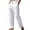 CL226 White, variant on Yuncity Men Pants Solid Color Mid Waist Elastic Pocket Button Commute Summer Classic Fitness Daily Work Wear Men's Trousers Size L Grey