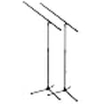 thumbnail image 2 of OnStage MS7701B Euro Boom Microphone Stand Bundle (Black) (2 Items), 2 of 4