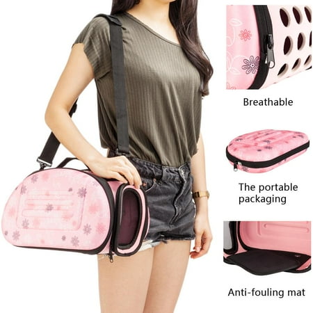 Puppy Carrier - Ktaxon Pet Supplies Puppy Cat Carrier Portable Handbag Travel Tote Shoulder Bag Pink