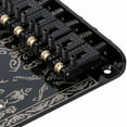 thumbnail image 3 of NATEFEMIN Replacement Bridge for Fender Tele Telecaster Guitar, Six Saddle Design, 52.5mm Hole Distance, Includes Wrenches and Screws, 3 of 6