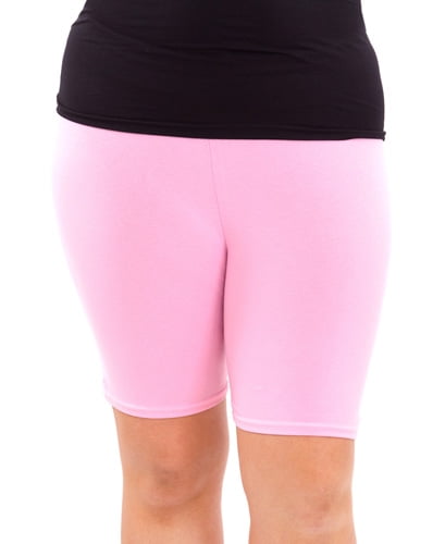 plus spandex shorts