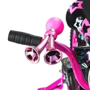 Concord Bicycle Double Horn, Pink, 0.2 lb, 3 L x 8.5 H x 5.5 W