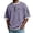 Purple, variant on hotojiny Men's Quarter Zip Pullover Lightweight Textured Half Sleeve Sweatshirt Casual Crew Neck Patchwork Shirts