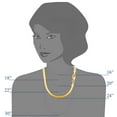 thumbnail image 3 of 14k Yellow Solid Gold Imperial Herringbone Chain Necklace, 5.0mm, 16", 3 of 5