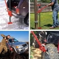 thumbnail image 6 of 3 T Farm Jack, 48 in Utility Farm Jack, 6600 LBS Capacity Ratcheting Off Road Utility Jack, Heavy-Duty Farm Jacks Foratv, Utv, SUV, Tractor, Truck, Universal Jacks, 6 of 6