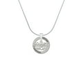 thumbnail image 2 of Delight Jewelry Silvertone Soccer Mom Hockey Ring Charm Necklace, 18", 2 of 4