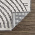 thumbnail image 5 of BoutiqueRugs Deron Contemporary Area Rug - Machine Washable - Gray, Off White - 3'3" x 5', 5 of 14