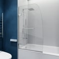thumbnail image 4 of ANZZI Vensea Series 30 in. by 55 in. Frameless Hinged Tub Door in Chrome, 4 of 10