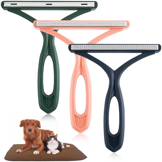 Cepillo quitapelos para perros Gato, cepillo para quitar el pelo autolimpiante reutilizable portátil, cepillo para alfombras, removedor de pelo para mascotas, ropa/cama/alfombra