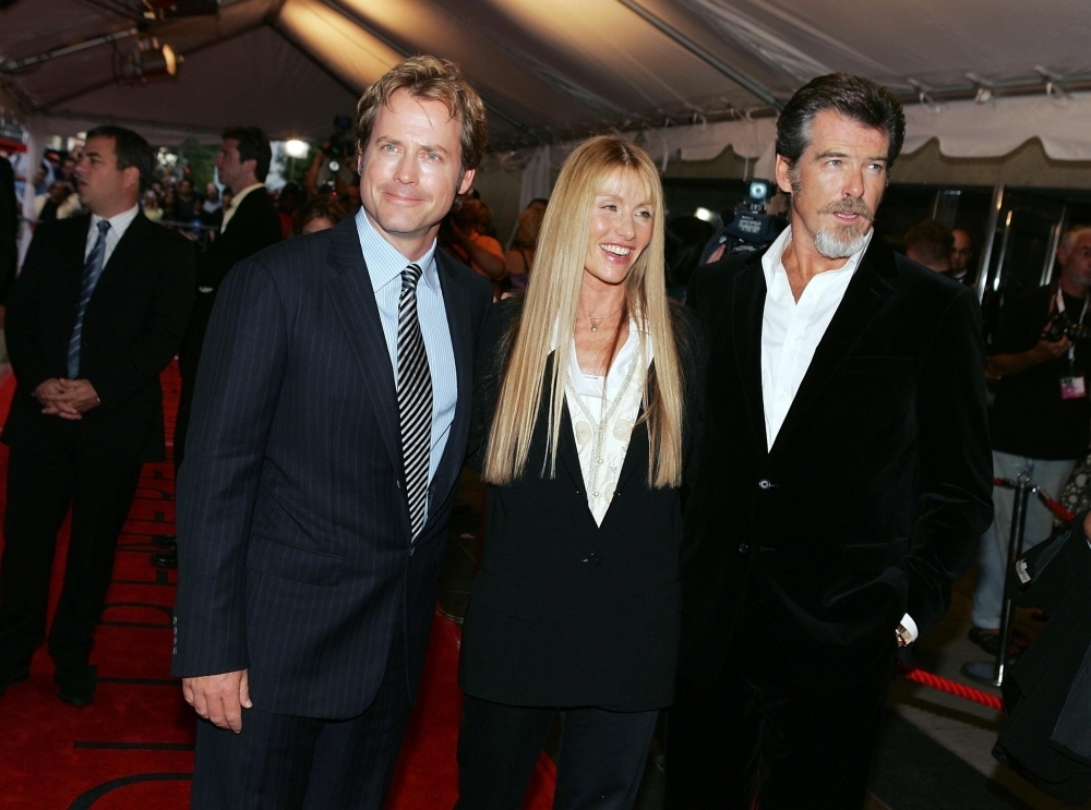 Greg Kinnear, Beau St.Clair, Pierce Brosnan At Arrivals For The Matador