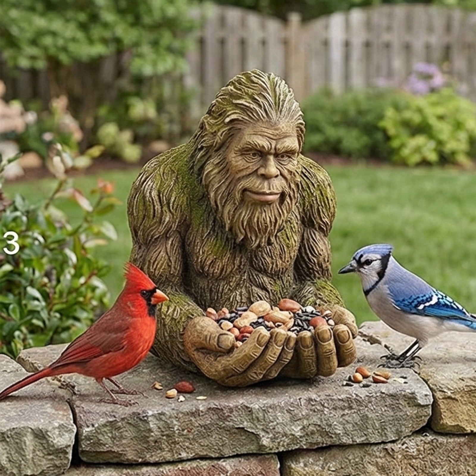 Large Volume Quick Setup Bird Feeder Ornament Reduces Maintenance For Outdoor Use Bird Lovers