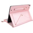 thumbnail image 4 of Dteck for iPad 10th Generation Case 10.9 Inch 2022, Premium PU Leather Business Folio Stand Cover with Apple Pencil Holder, 
Crossbody iPad Case with Card Wallet Envelope Pocket, Rosegold, 4 of 5