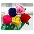 thumbnail image 5 of Clearance Items Plush Bouquet Artificial Flowers – Soft & Colorful Faux Flowers, Cute Foldable Stem, Fun Gift for Birthdays, Valentine's Day, Home & Office Décor, DIY Crafting & Events, 5 of 9