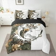 thumbnail image 2 of Manfei Bass Big Fish 7 Pieces Bedding Comforter Set,Pike Fish Slihouette Full Bedding Set,Autumn Fall Leaves Fitted Sheet Flat Sheet For Boys Teens,Luxury Bedroom Decor Reversible, 2 of 8