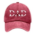 thumbnail image 1 of WEIYLL Casquettes de Baseball pour Hommes Papa avec Noms des Enfants Chapeaux de Plage Rouges Taille Unique, 1 of 3