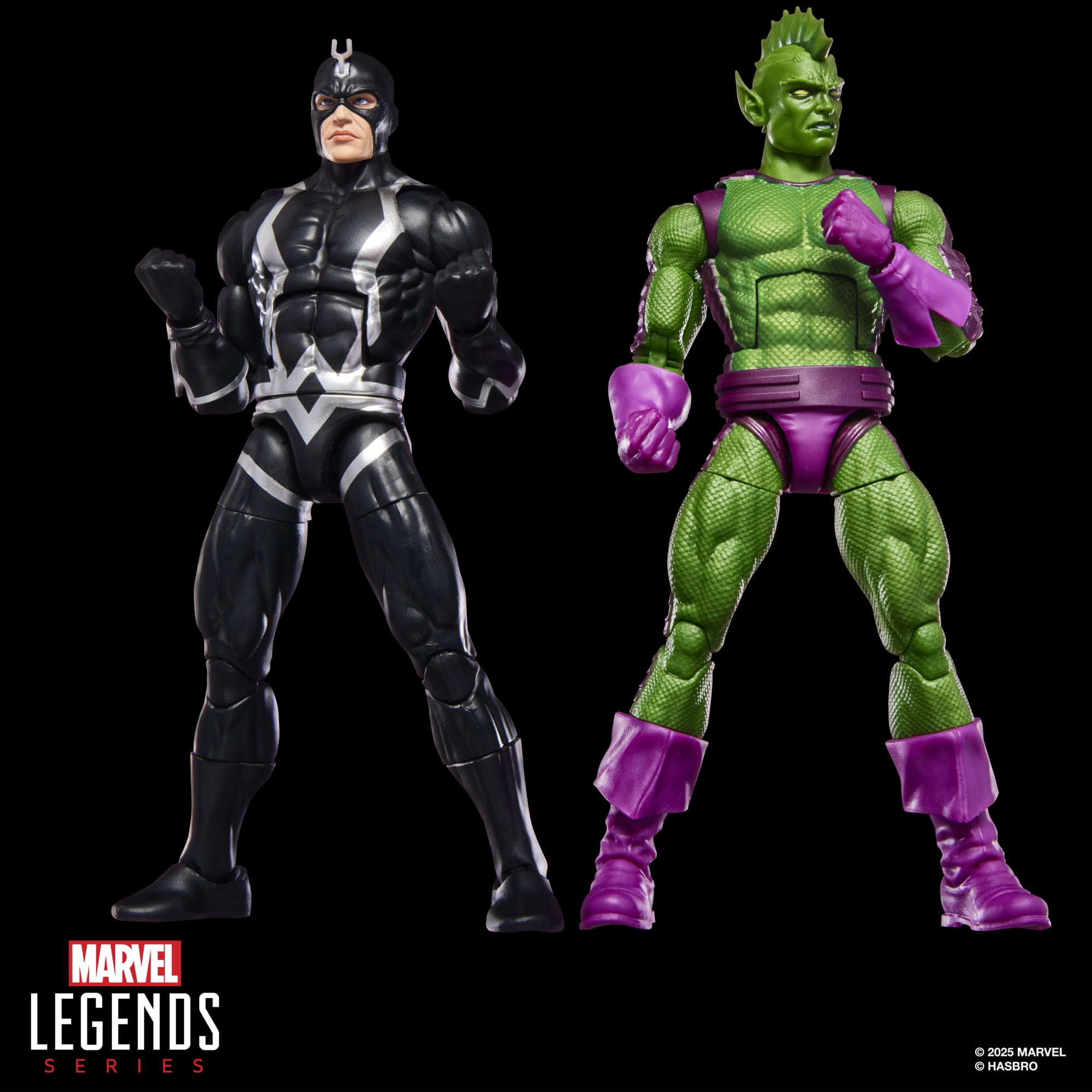 Marvel Legends Series Inhumans Black Bolt & Marvel’s Triton, Two 6" Action Figures